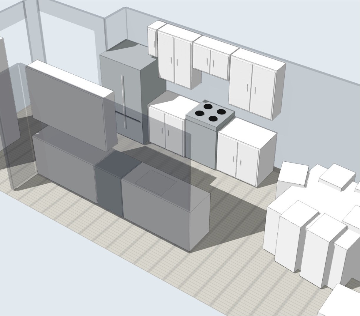 Measured three dimensional room model